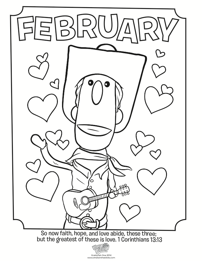 Eleven Best Valentines Coloring Pages | Whats in the Bible