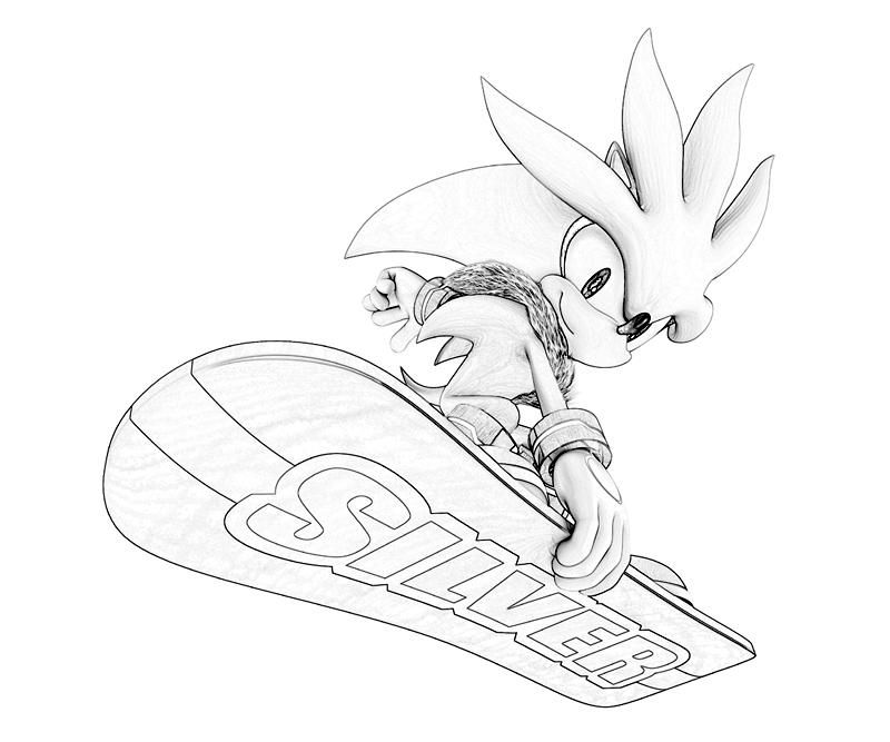 Silver Sonic Coloring Pages - Get Coloring Pages