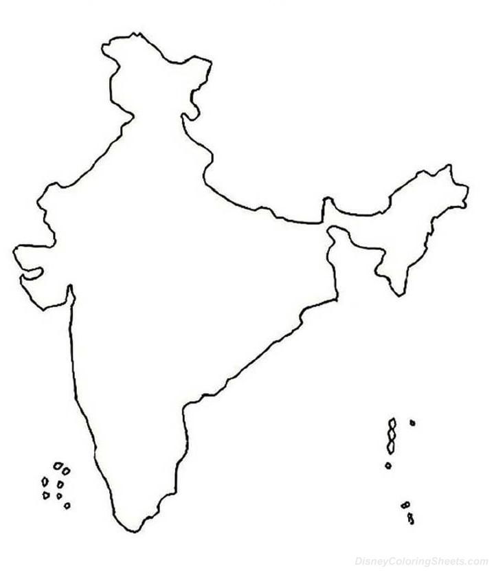 India Map Outline Coloring Pages In 2021 India Map Po - vrogue.co