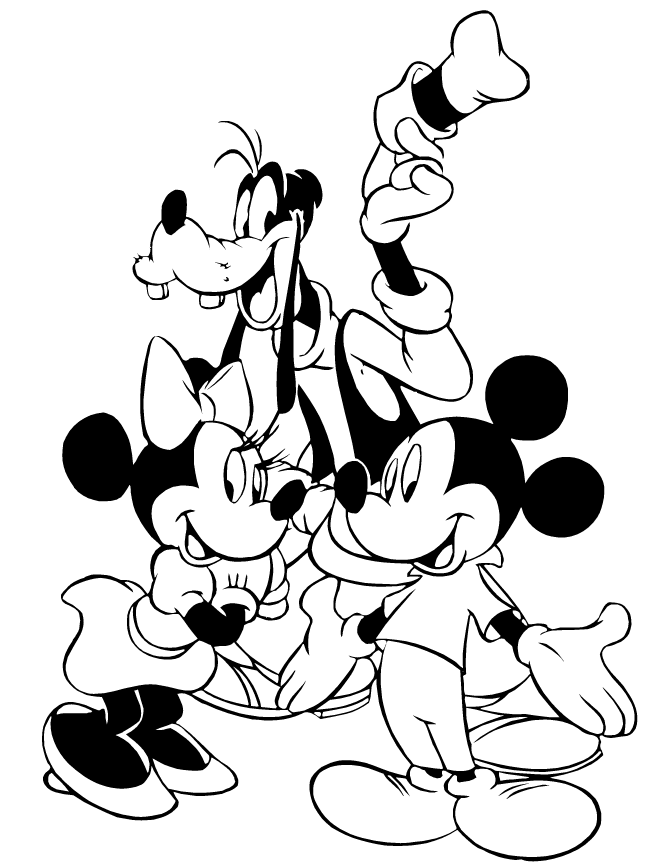 goof troop coloring pages