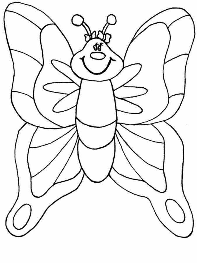 55 Top Butterfly Coloring Pages For Preschool , Free HD Download