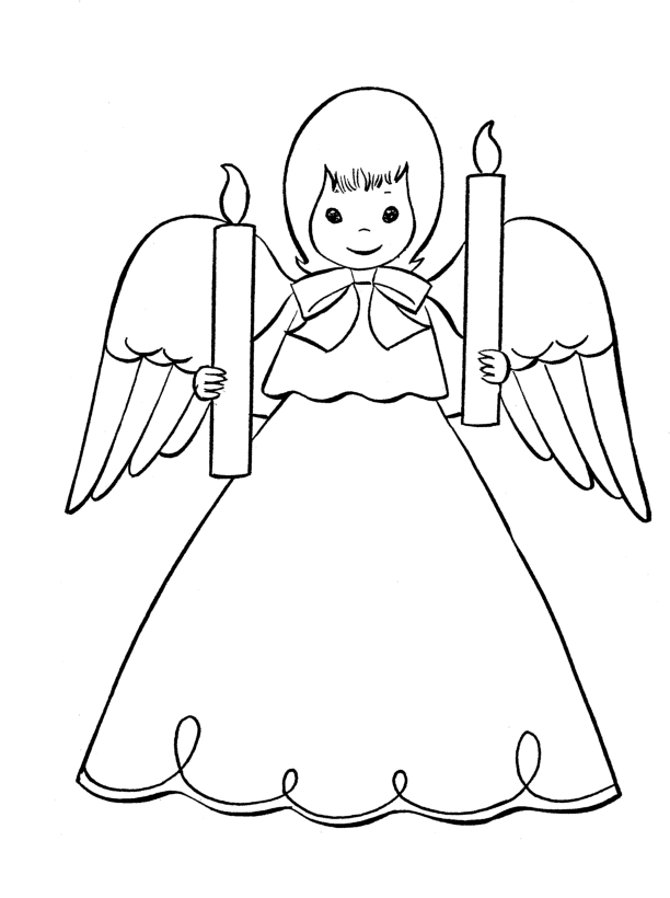 Angel Tree Topper Template