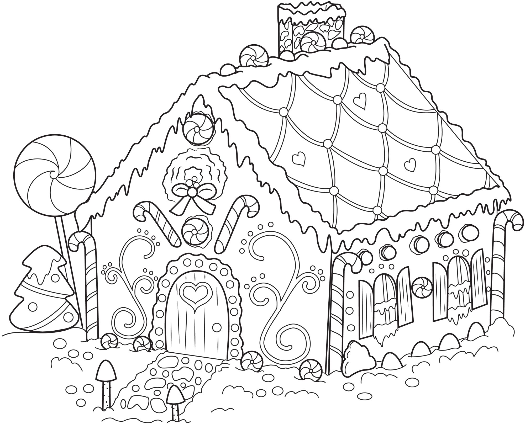 Free Cartoon House Coloring Pages, Download Free Cartoon House Coloring ...