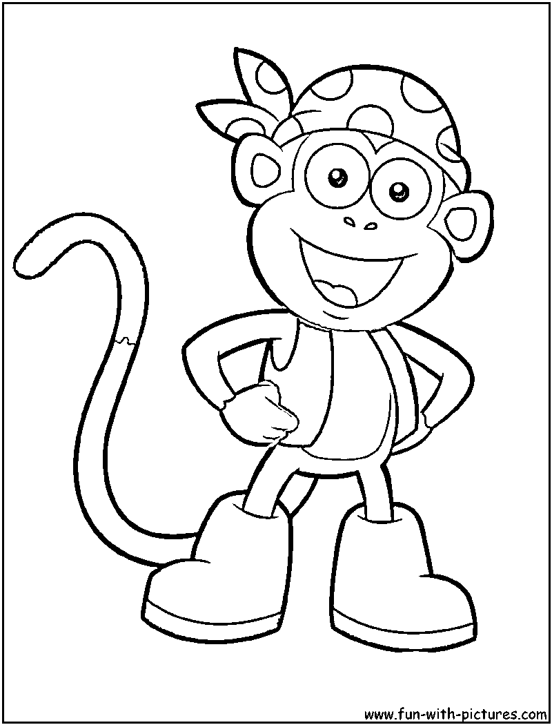easy boots dora drawing - Clip Art Library