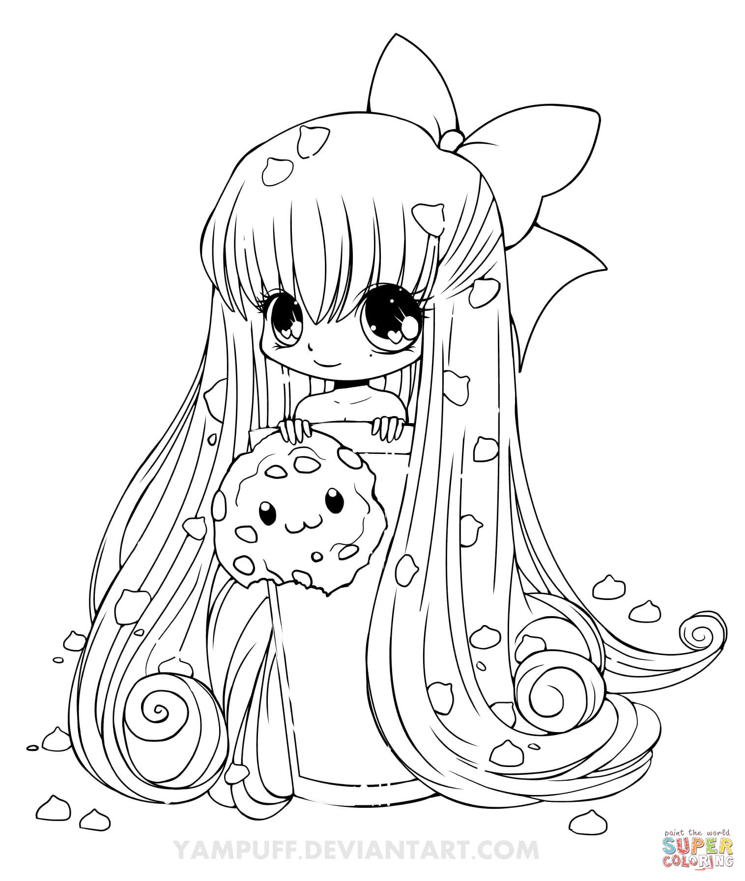 anime characters coloring pages  Clip Art Library