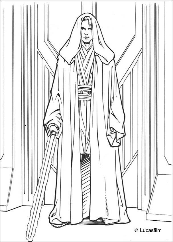 STAR WARS coloring pages - Anakin Skywalker