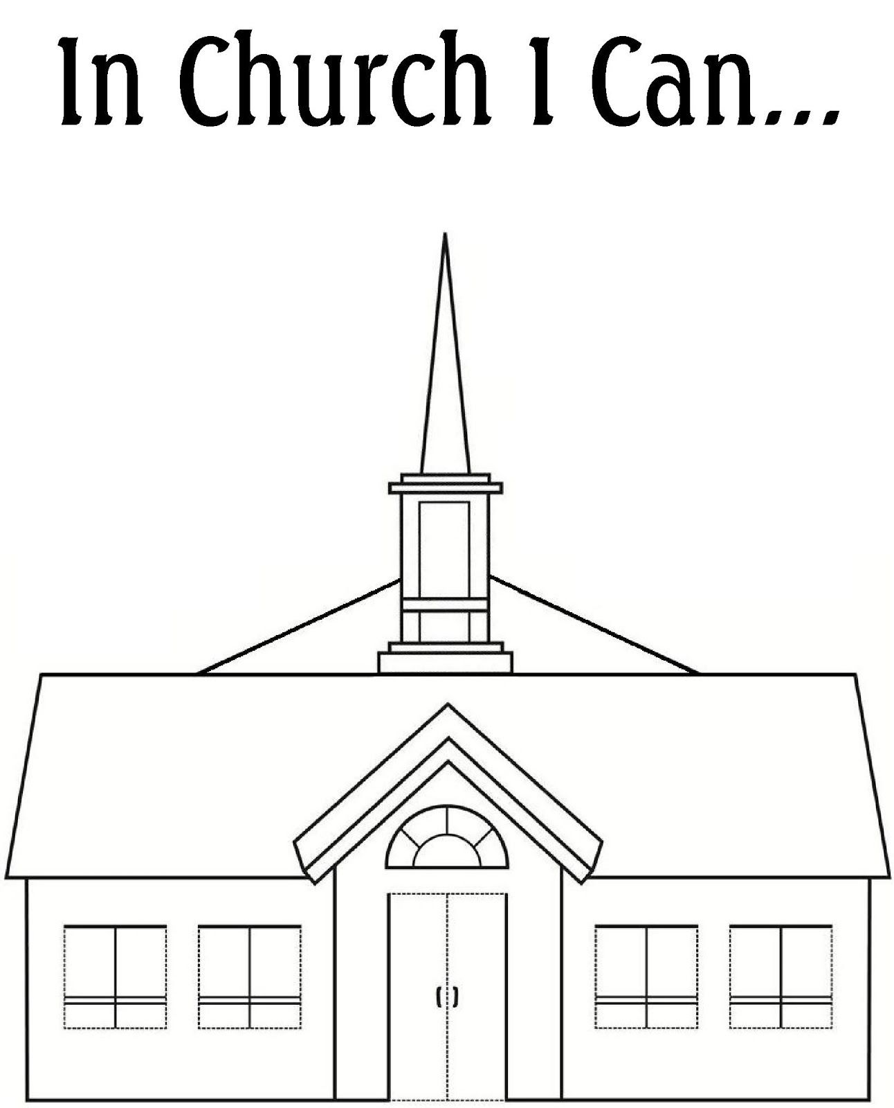 Family Going To Church Coloring Page Coloring Pages