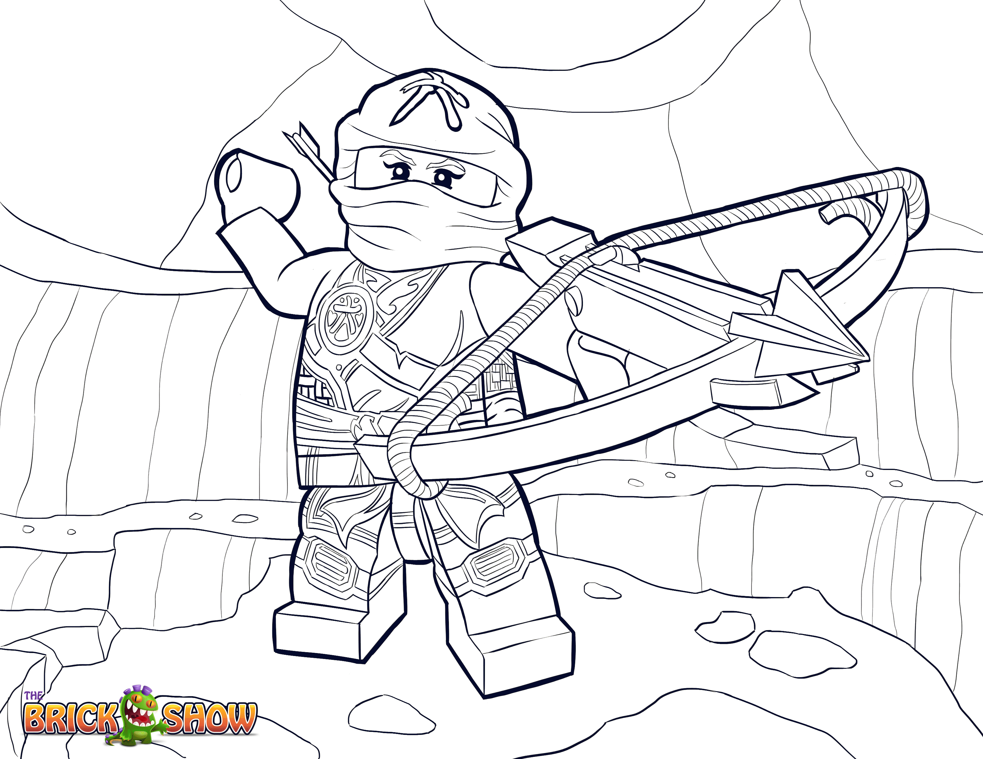 lego ninjago coloring pages lloyd