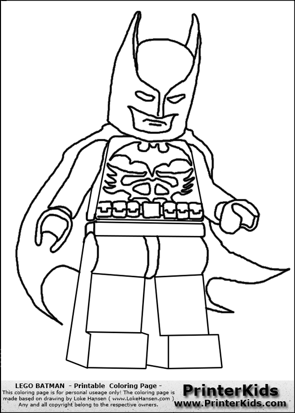 lego bane coloring pages