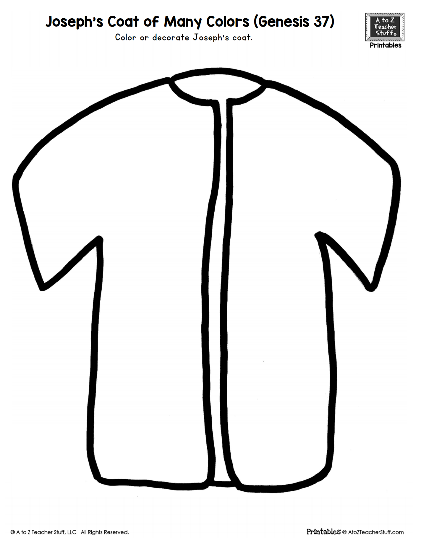 Joseph And The Technicolor Dreamcoat Template 539154