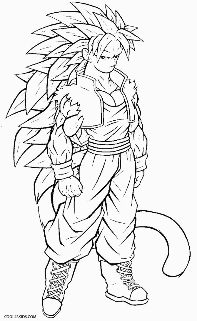 Drawing Goku Super Saiyan Blue 3 