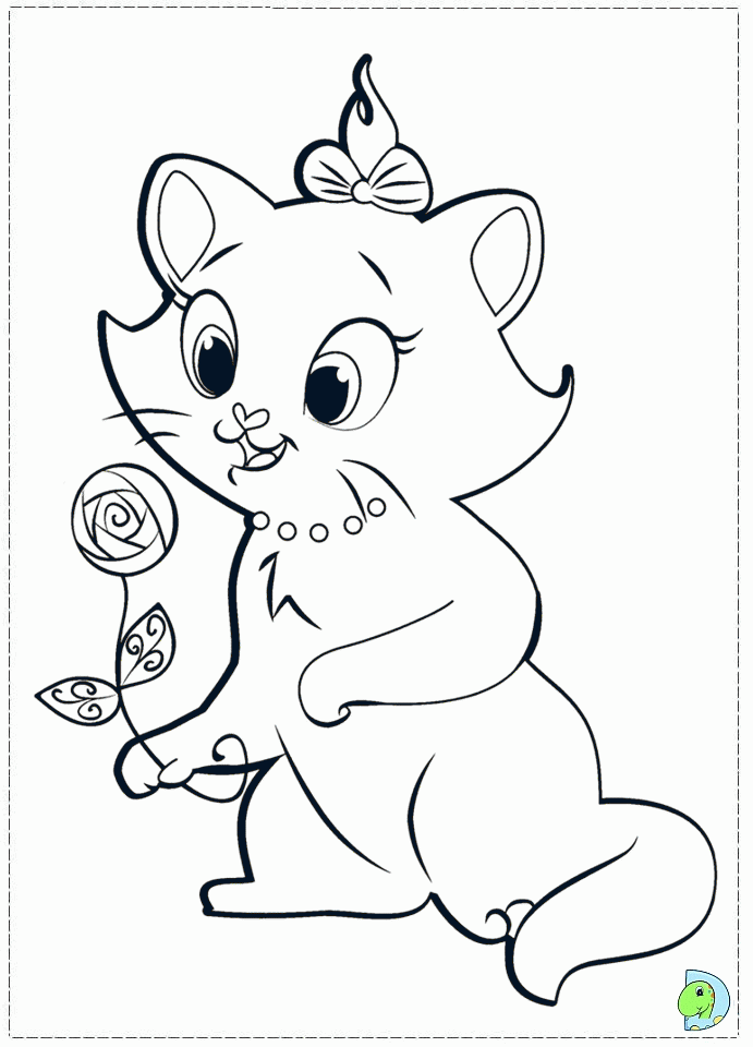 Brinde Gata Marie  Marie cat, Disney drawings, Cat coloring page