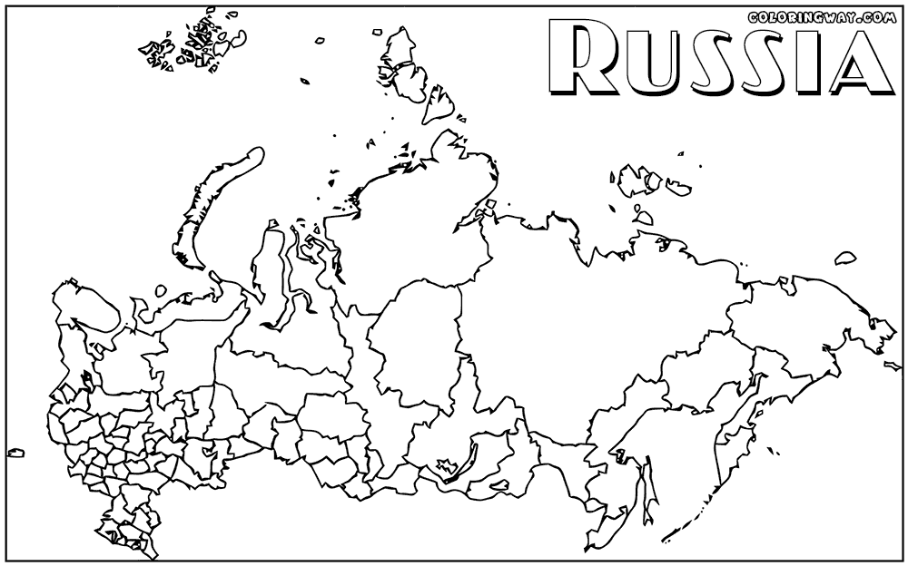 Map Of Russia To Color Clip Art Library   KijgX8qXT 