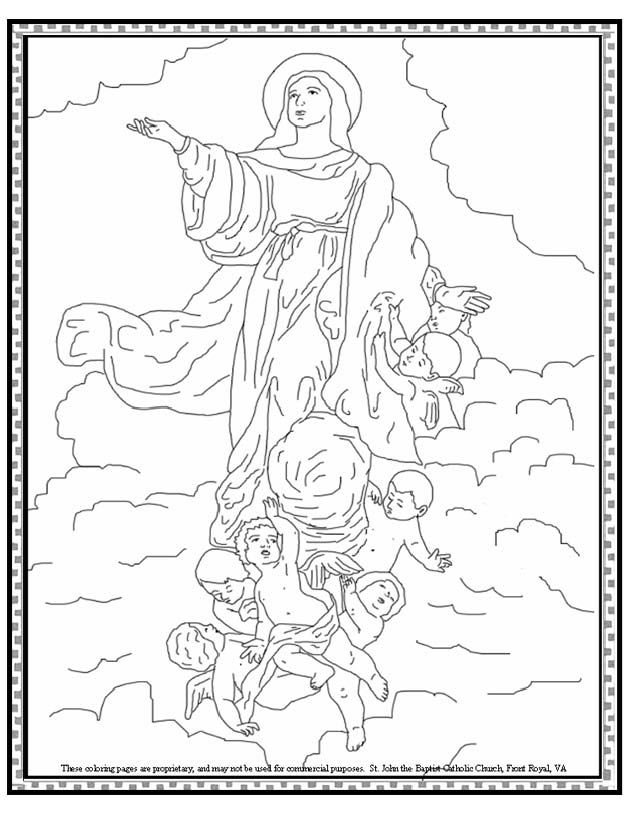 Free Coloring Page Of Heaven, Download Free Coloring Page Of Heaven png ...