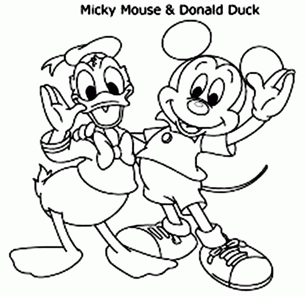 Disney Coloring Book : Mickey mouse coloring pages for Kids by TEACH NOUHY