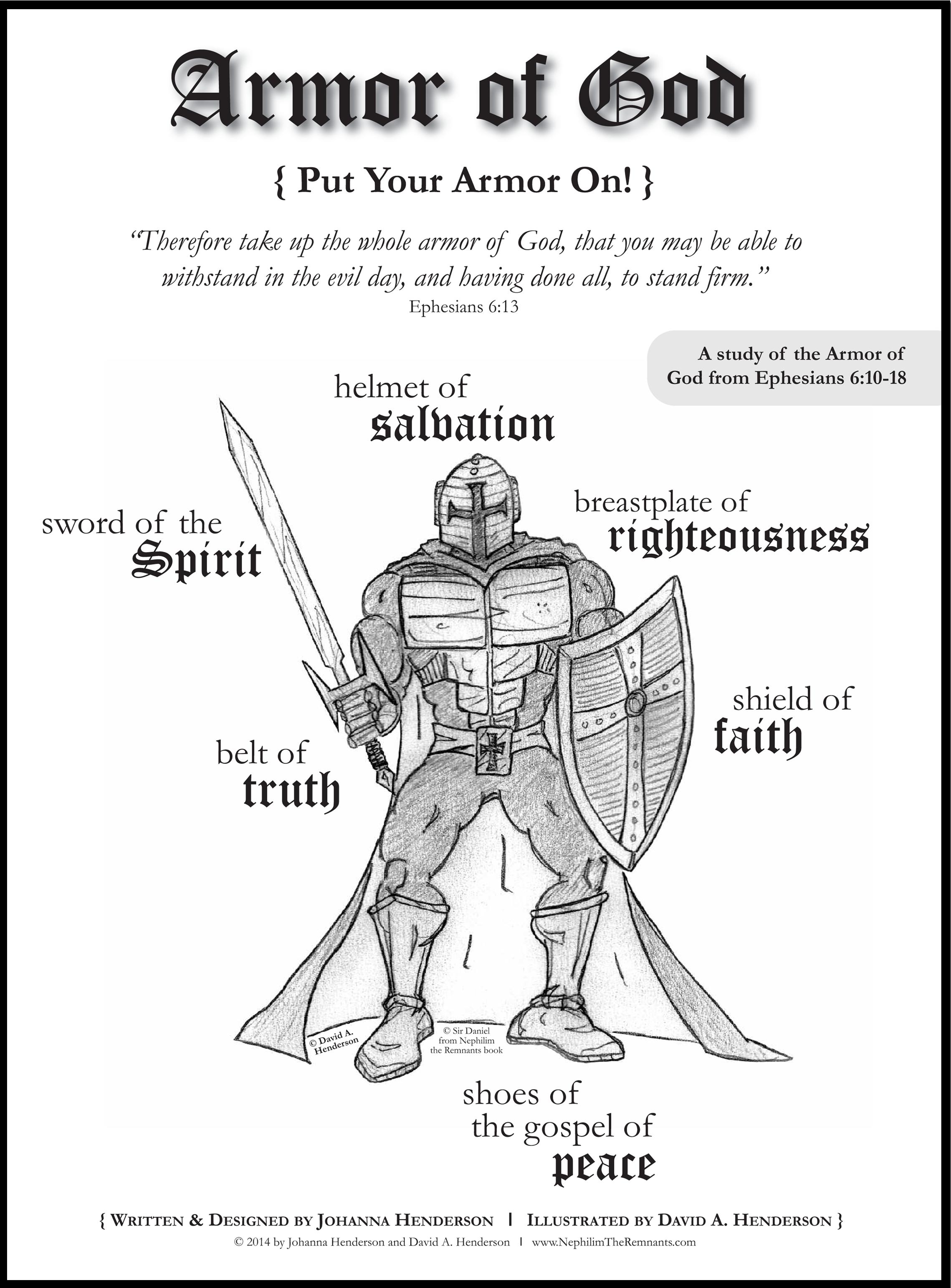 Armor Of God Printable Pdf - Printable Blank World