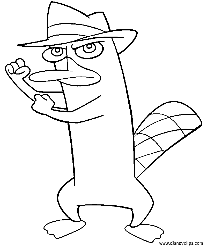 Disney Phineas and Ferb Printable Coloring Pages - Disney Coloring