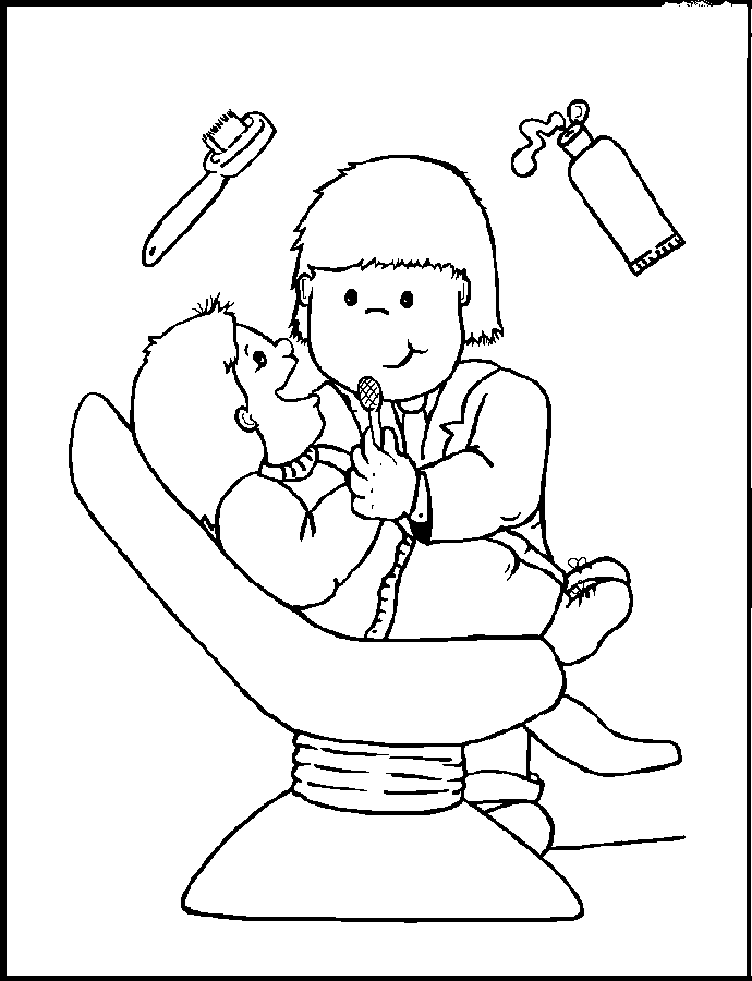 Free Dental Health Coloring Pages | Free Printable Coloring Pages