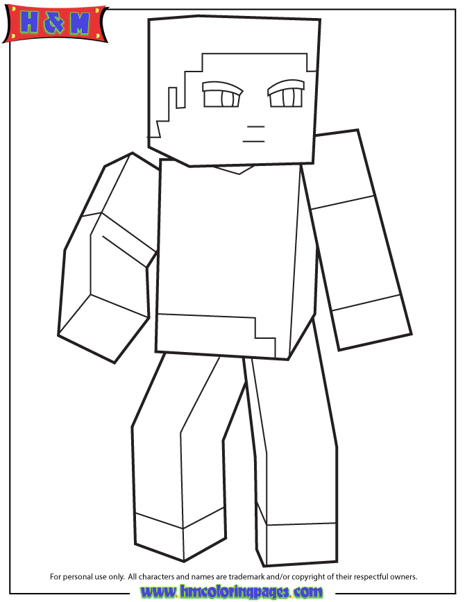 Desenhos de Minecraft para colorir, baixar e imprimir - Coloring Pages SK