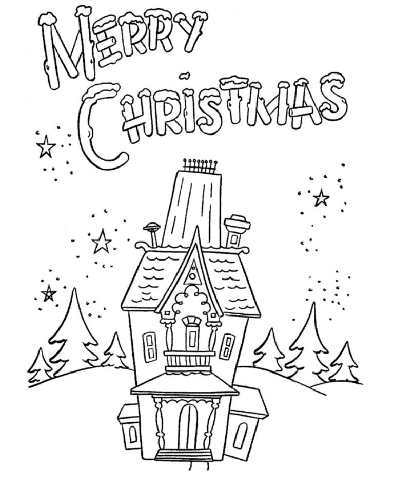 Free Merry Christmas Coloring Pages Free Download Free Merry Christmas 