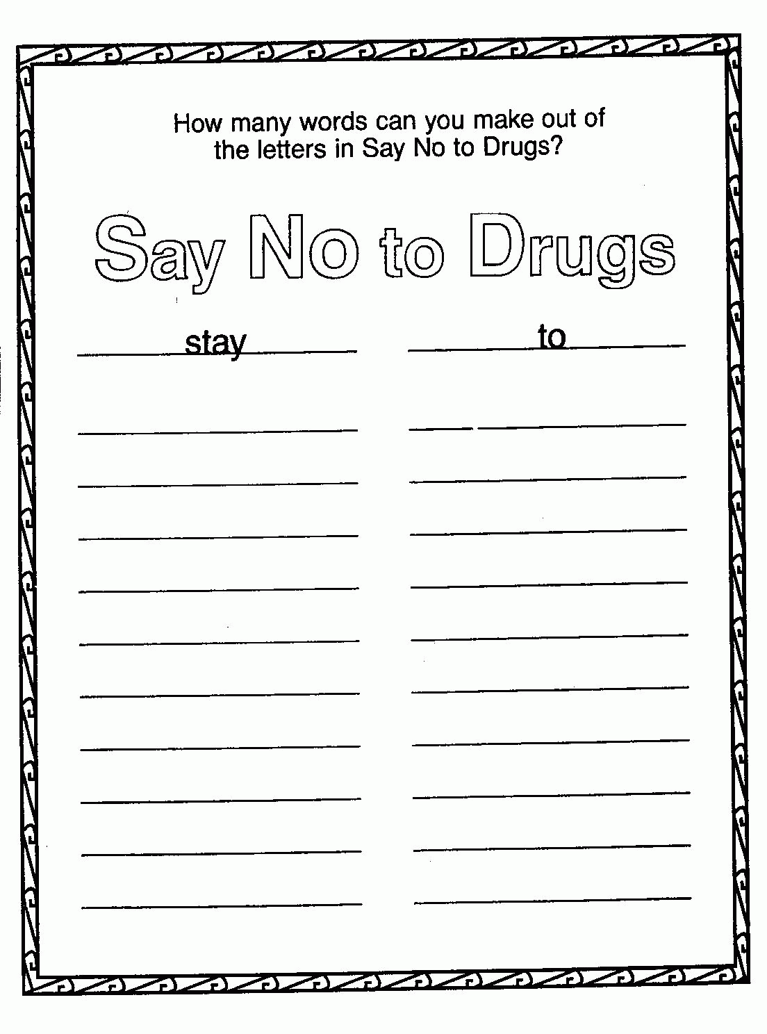 Intellect Red Ribbon Week Free Coloring Pages, Definition Red