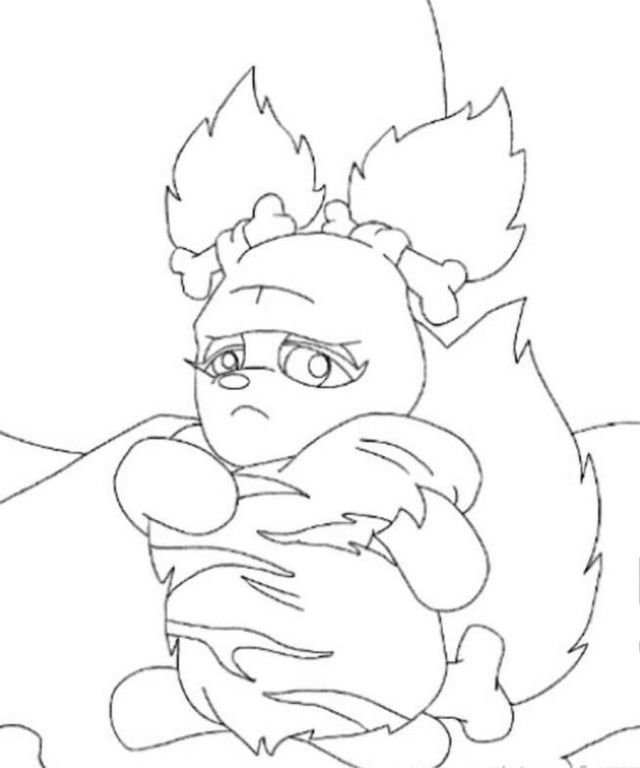 Neopets Crying Tyrannia Coloring Page  Neopets
