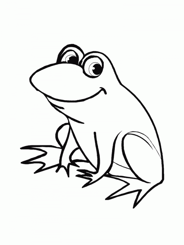 Froggy Goes To School Coloring Pages