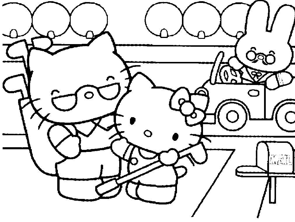 Fazendo a Minha Festa para Colorir: Hello Kitty 