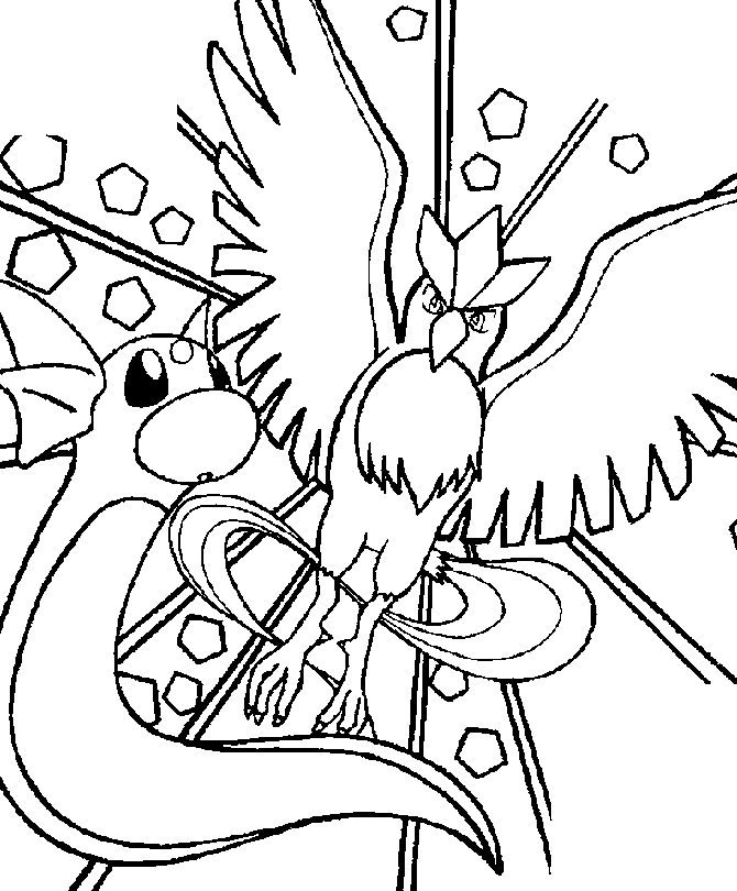 butter free pokemon coloring pages