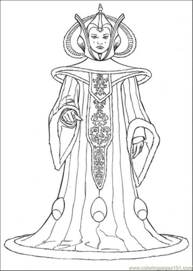 princess leia coloring pages