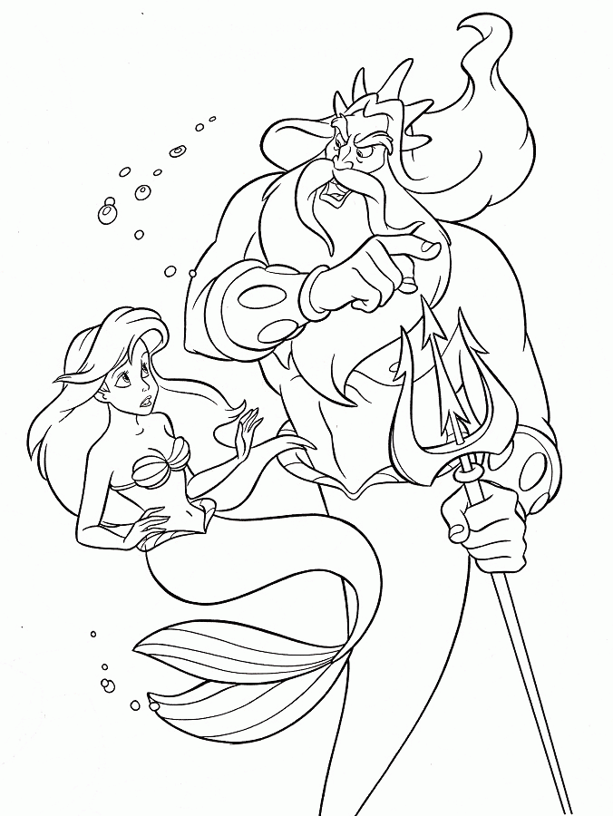 Free Ursula Little Mermaid Coloring Pages, Download Free Ursula Little ...