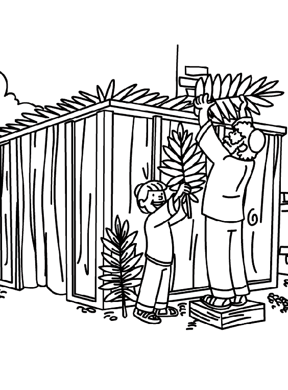 Sukkot Coloring Pages Free Printable Coloring Pages For Kids