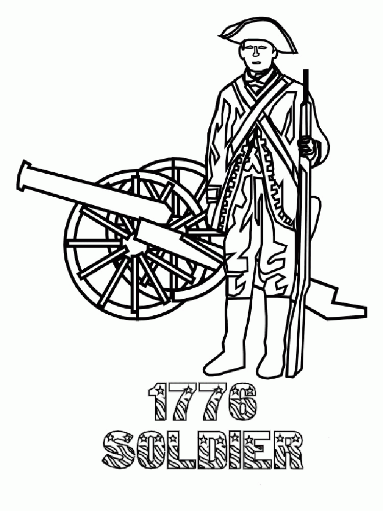 American Revolutionary War coloring pages Download and print