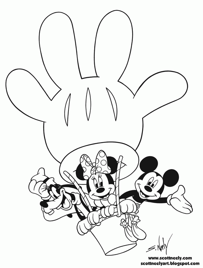 mickey mouse clubhouse black and white clipart