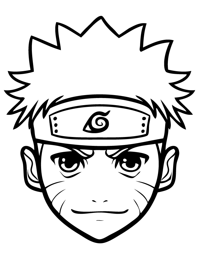 Naruto Coloring Page  Easy Drawing Guides