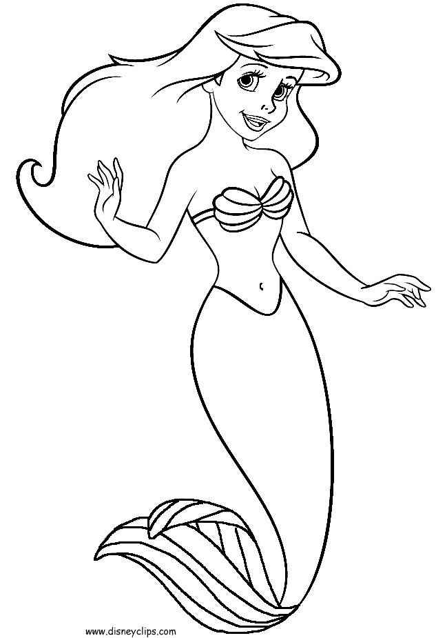 ariel the little mermaid drawing