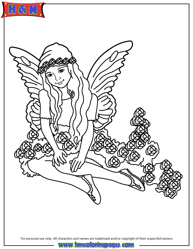 Free Printable Fairy Coloring Pages 