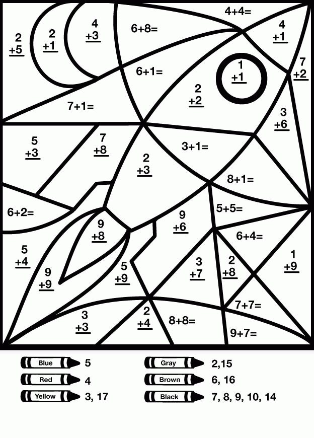  Math Coloring Pages For 4th Grade 