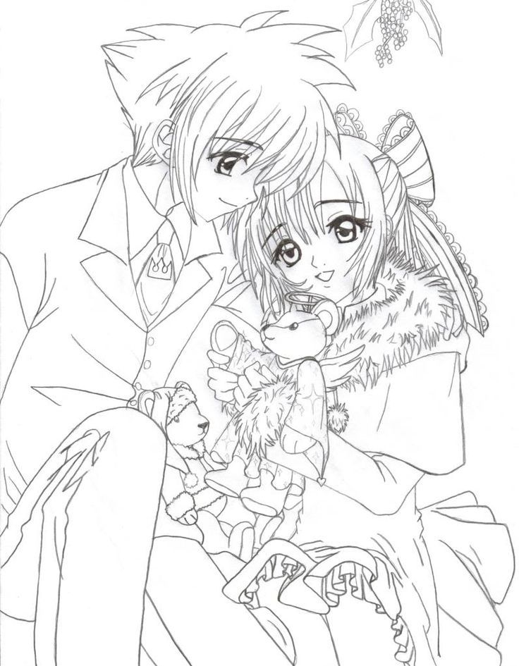 The Holiday Site Coloring Pages of Anime Free and Downloadable