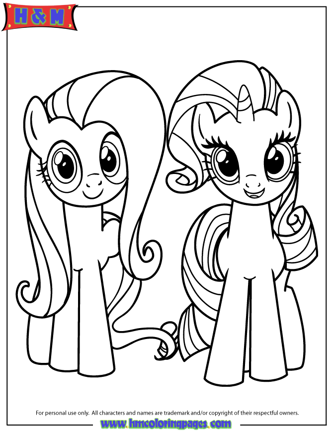 my little pony coloring pages fluttershy baby