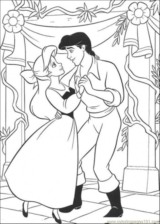 The Little Mermaid Printable Coloring Pages
