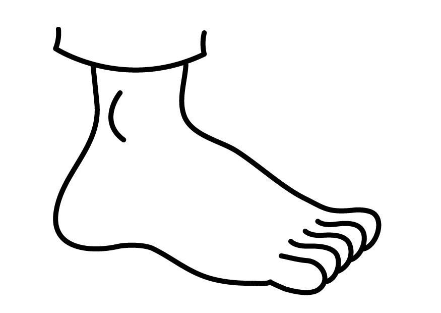Step into Creativity with Our Collection of Foot Coloring Pages