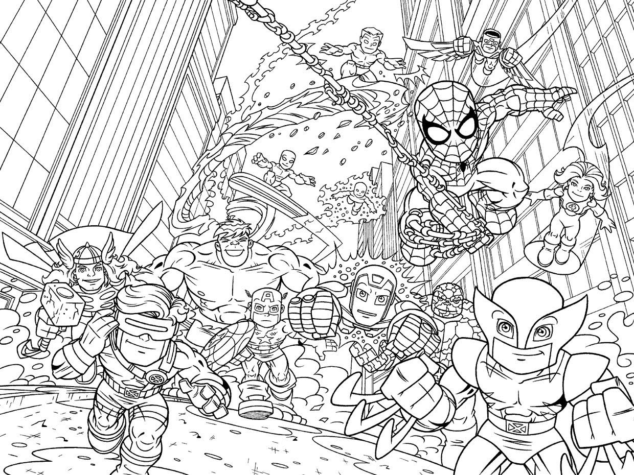 lego marvel superheroes coloring pages