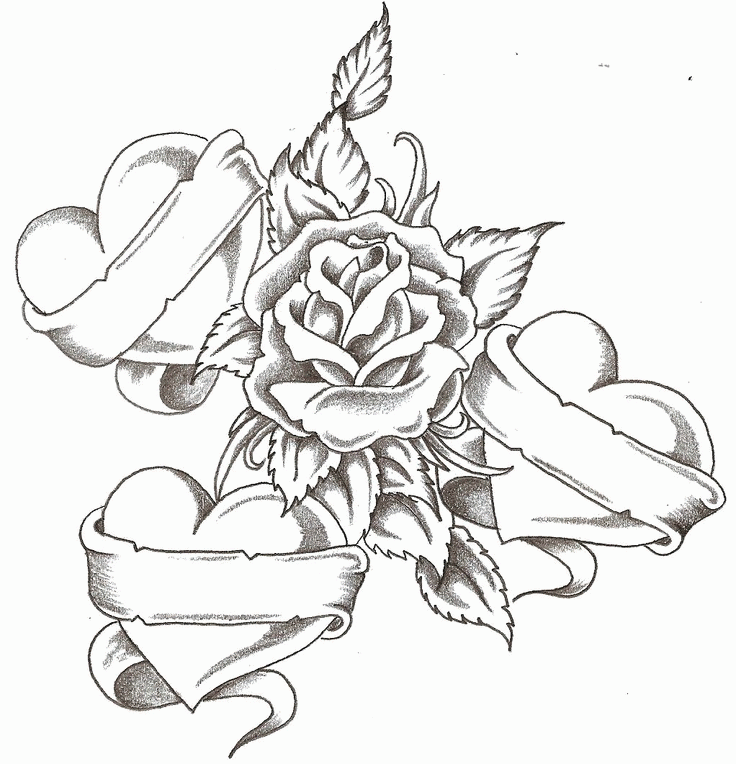 Rose Coloring Sheets Printables