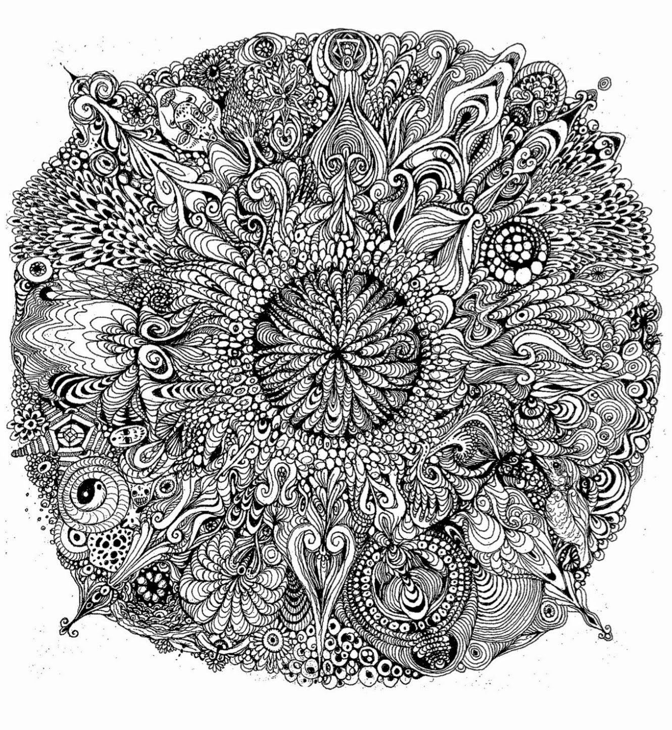 Free Complicated Coloring Pages Printable Download Free Complicated 