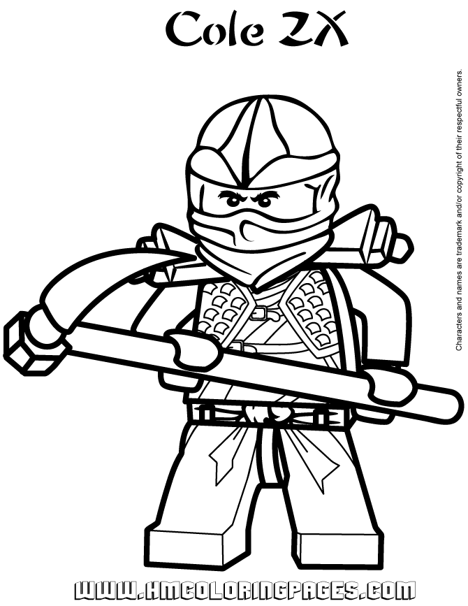 Lego Ninjago Jay Dx Coloring Pages