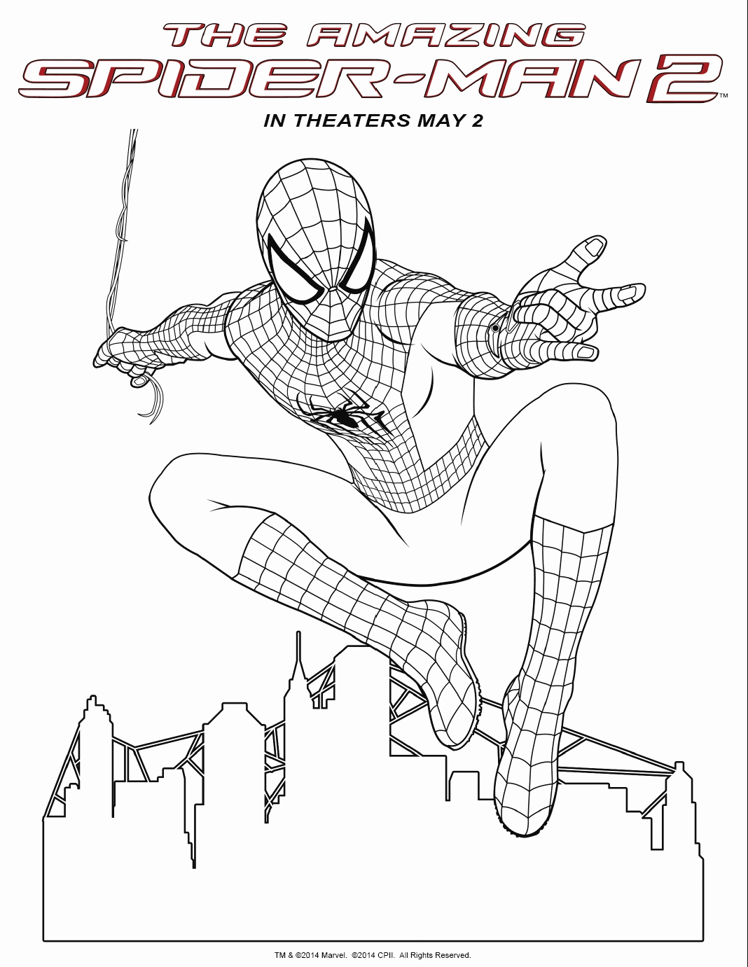 Amazing Spider-Man coloring pages ✓ by pagequest