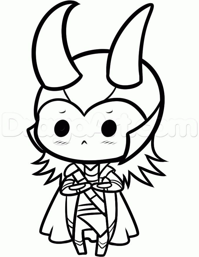 Loki drawing easy  How to draw Loki drawing step by step  YouTube