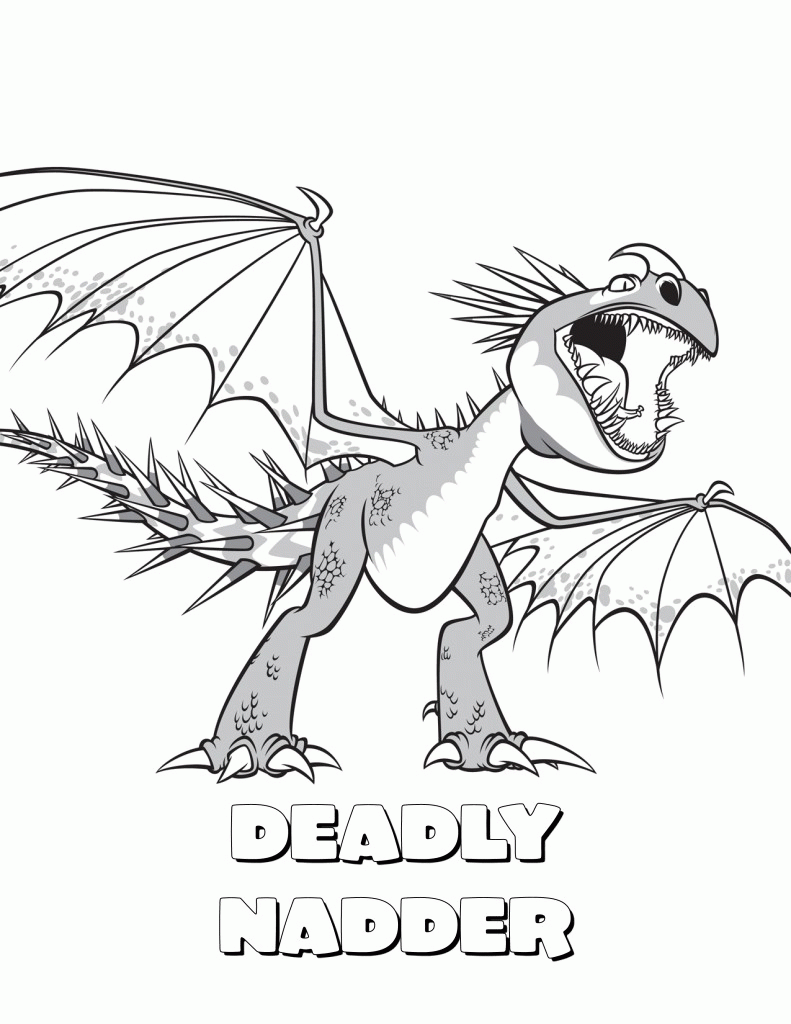 How To Train Your Dragon Colouring Sheets Printable