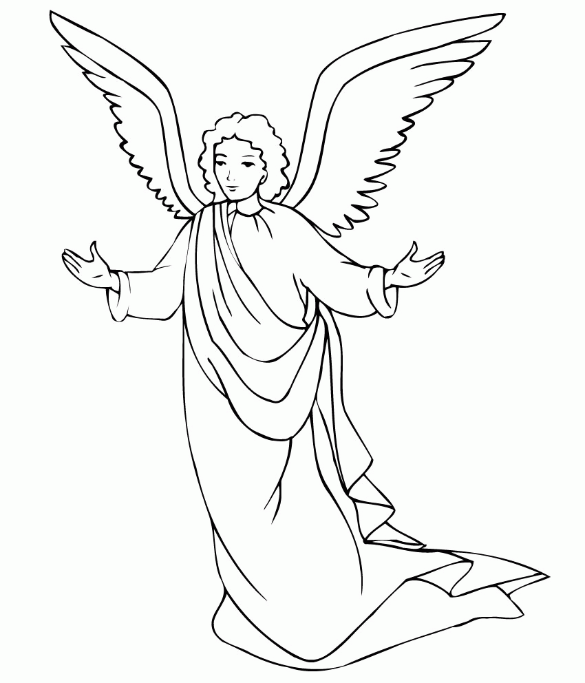 How to draw a Angel Step by Step | Easy drawings - YouTube